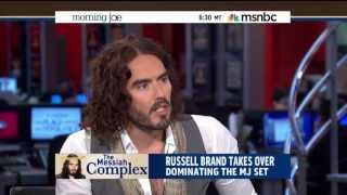 Russell Brand Shows MSNBC HD How a Guest Should be Interviewed [upl. by Sybille]