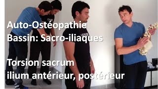 Autoostéopathie Bassin Libérer SacroIliaques  équilibre posture [upl. by Ayenat235]