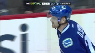 Henrik Sedin Ties Franchise Record with Naslund  Canucks Vs Stars  021513  HD [upl. by Beatrice264]