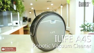 ILIFE A4S Smart Robotic Vacuum Cleaner  Gearbestcom [upl. by Teri]