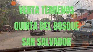 VENDIDOS LOTES URBANIZADOS EN QUINTAS DEL BOSQUE KM 7 CARRETERA A LOS PLANES RES PRIVADO SS [upl. by Eseilanna874]