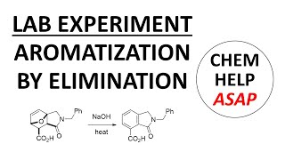 ring aromatization through an elimination reaction [upl. by Cosma]