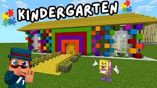 Minecraft Wir bauen einen Kindergarten  Minecraft Kindergarten [upl. by Aicemaj]