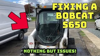 Mechanic Business  Diagnosing tilt issue on a bobcat S650  Entrepreneur Life [upl. by Airamanna712]