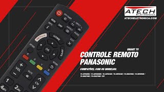 Controle Remoto Smart TV Panasonic TC50GX700B 780624 [upl. by Froehlich]