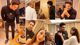 Siddhart Shukla Last Birthday Celebration With Shehnaaz Gill And Family Sidnaaz [upl. by Ballou]