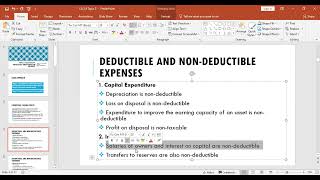 ZiCA CA 24 Taxable profit Captial Allowances amp Computation of Tax Part 1 [upl. by Harp]