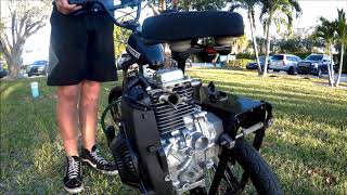 Huasheng 49cc Sound ComparisonMuffler Delete [upl. by Ynohtnaleahcim811]