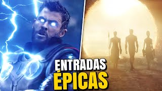 Las 10 Entradas Más ÉPICAS en el Universo Cinematográfico de MARVEL [upl. by Aicilic]