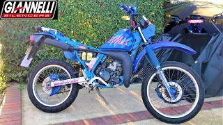 Giannelli Full System Exhaust Kawasaki KMX 125 UK [upl. by Elayne]