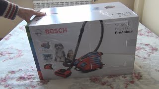 Bosch Series 8 Bagless ProAnimal BGS7PET Vacuum Cleaner Unboxing and [upl. by Gawain]