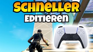 SCHNELLER EDITIEREN AUF CONTROLLER MIT GEHEIMER TAKTIK IN FORTNITE [upl. by Chapa283]