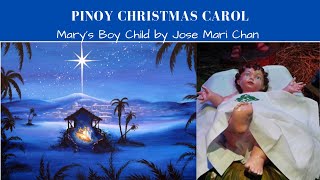 Marys Boy Child by Jose Mari Chan A Lyric Video [upl. by Natsirt]