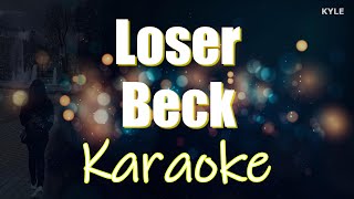 Loser  Beck Karaoke HD Version [upl. by Rehpotsirhc597]