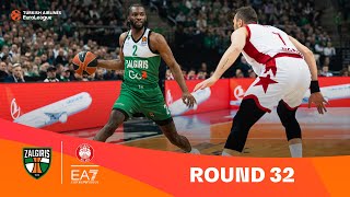 Zalgiris Kaunas  EA7 Emporio Armani Milan  Highlights  202324 Turkish Airlines EuroLeague [upl. by Abehsile]