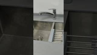 Kitchen mixer installation plumbing knowledge video sink mixer installation double waste sink saudia [upl. by Nedrob]