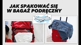 Jak spakować się w bagaż podręczny I loveandgreatshoes [upl. by Arel]