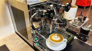 Profitec Pro 600  Latte Workflow [upl. by Aierb]