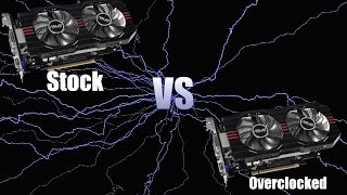 Overclocking a Gtx 750 ti by Asus Oc vs Stock [upl. by Donetta]