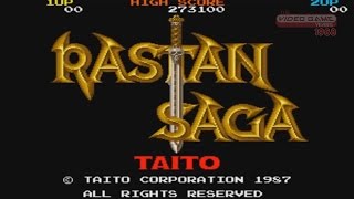 Rastan Sega Master System 1988  Video Game Years History [upl. by Arlin52]