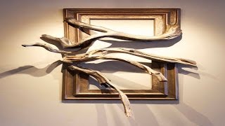 Wood Frame With Grafted Manzanita Branch █▬█ █ ▀█▀ [upl. by Aicel]