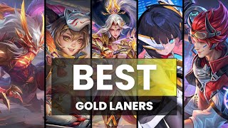 BEST GOLD LANERS TIER LIST Mobile Legends Updated 2024 [upl. by Anet262]