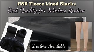 Fleece Lined Legging From Amazon Review  Fleece Winter Essential  Viral Fleece Legging Under350 [upl. by Nywra]