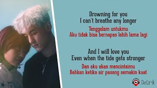 Drowning  Your Crush Lirik Lagu Terjemahan [upl. by Trah]