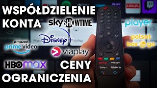 WSPÓŁDZIELENIE KONTA HBO MAX DISNEY PLUS i INNE [upl. by Edette]