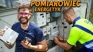 Praca energetyka  pomiarowca Jak montuje się inteligentne liczniki energii  DO ROBOTY [upl. by Ardnuek736]