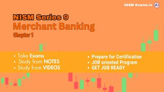 Chapter 1  NISM Series 9  Merchant Banking  Exam Preparation [upl. by Cuthburt]