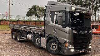 Scania p 360 novo com escapamento direto [upl. by Dalohcin]