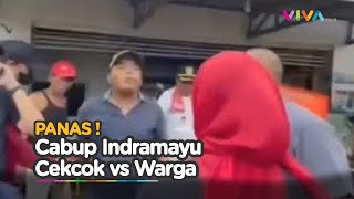 Nina Agustina Hadapi Provokasi Pendukung Lucky di Pilkada Indramayu [upl. by Eecak]