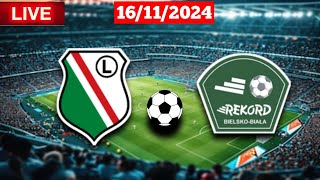 Legia Warsaw vs Rekord BielskoBiała  Poland Women Cup Live Match Score [upl. by Tita560]