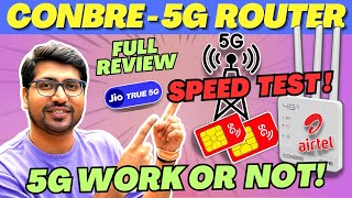 Conbre CPE MT 300H309H 5G4G Sim Router Review🔥4G5G Sim Router 5G Router with Sim Card Support [upl. by Etnelav]