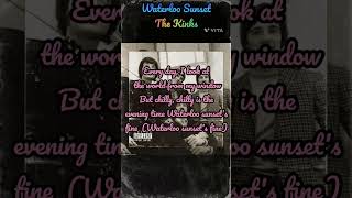 Waterloo Sunset The Kinks kinks waterloo music song lyrics shorts [upl. by Norihs193]