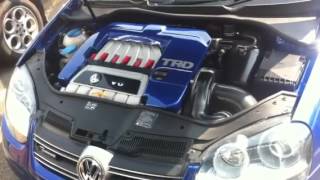 VW Golf MK5 R32 TRD Supercharged Milltek 6 Branch Manifold rev [upl. by Urbain]