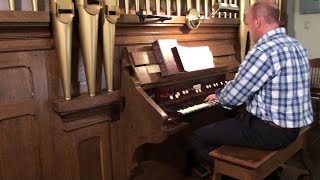 1925 Hinners Organ Immanuel Lutheran Church Tilsit Missouri [upl. by Adlare40]