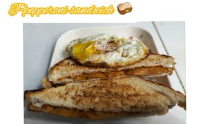 PEPPERONI SANDWICH EASY AND TASTY BREAKFAST RECIPE BY MAMAS KITCHEN [upl. by Lemyt762]