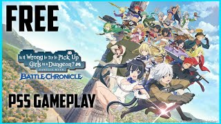 DanMachi BATTLE CHRONICLE  Is It Wrong To Try To Pick Up Girls in a Dungeon PS5 Gameplay [upl. by Atinit]