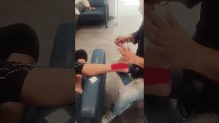 taping for ankle sprainATFL ligament physiotherapy practice videodrneerajgurgaon [upl. by Rriocard]