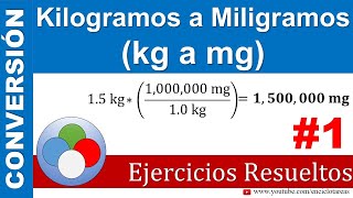 Kilogramos a Miligramos kg a mg [upl. by Tolman281]