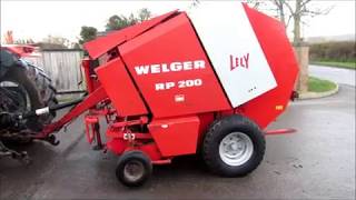 WELGER RP200 BALER IN DEPTH WALKROUND [upl. by Luahs353]