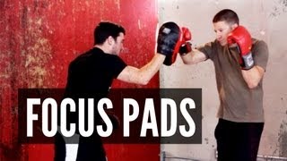 Simple Pad Training Routines that Increase Your Accuracy and Speed  MMA SURGE [upl. by Calbert]