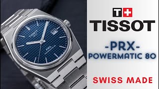 YAŞAYAN EFSANE TİSSOT PRX POWERMATİC 80 SAAT İNCELEMESİ  EN PAHALI SAATİM   Tissot PRX [upl. by Netsirc]