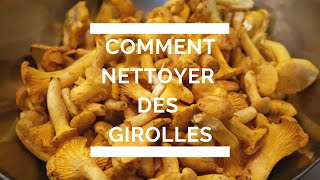 comment nettoyer des girolles [upl. by Eyeleen]