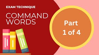 Exam Technique Part 1  Command Words [upl. by Elly540]