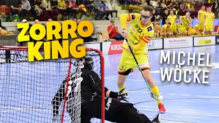 Floorball ZORRO King  Michel Wöcke [upl. by Nanreik913]