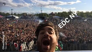 Oliver Heldens Live EDC New York 2016 BE CAUTIOUS of the deep bass [upl. by Rojam]