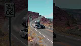 New Car Crash In highway 14 beamngcar crash [upl. by Atteuqahc]